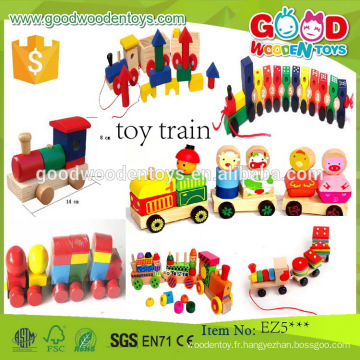 EN71 top vente pull toy toy train en bois toy train OEM / ODM train éducatif pour enfants